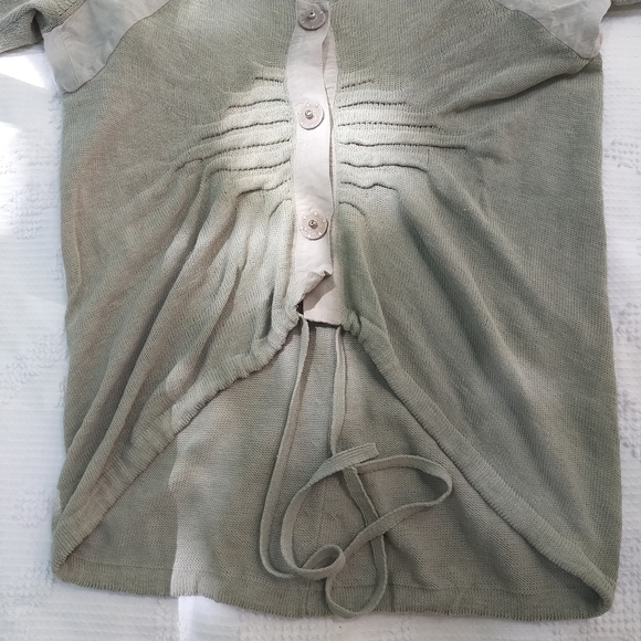 Hurry! Store Close Next Week!! Crea concept linen? Cardigan - Picture 2 of 6